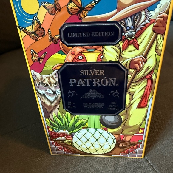 Patrón Silver Limited Edition Tequila Tin Decorative Box - Picture 2 of 6
